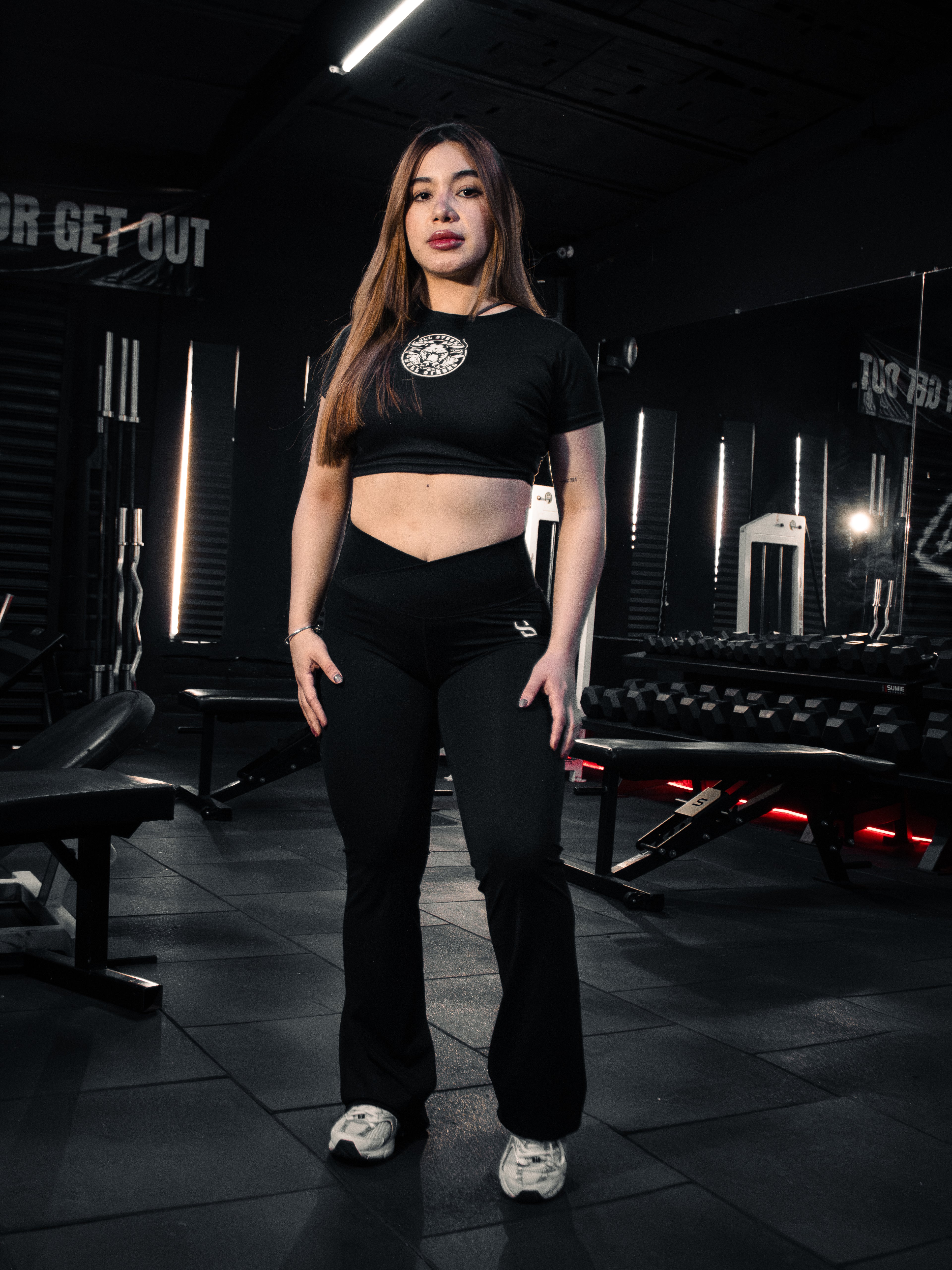 Leggins Corte Acampanado (negro)