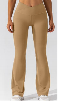 Leggins Corte Acampanado (beige)